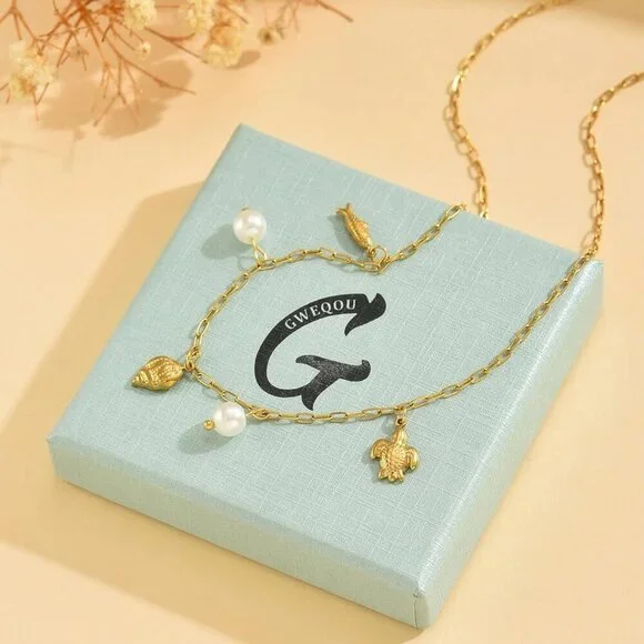 🆕 Women Gold Delicately Designed Earrings 18K Elegant Pearl Sunflower Jewelry - Picture 7 of 7